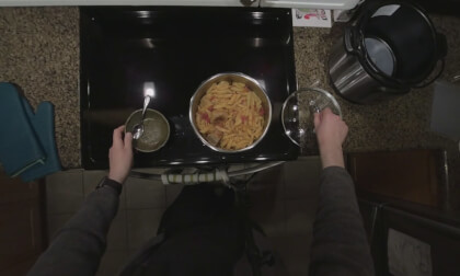 One-Pot Penne and Turkey Meatballs – Instant Pot Recipe in VR 180 3D One-Pot Penne and Turkey Meatballs – Instant Pot Recipe in VR 180 3D