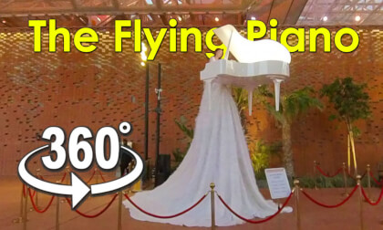 The Flying Piano in Dubai, UAE The Flying Piano in Dubai, UAE