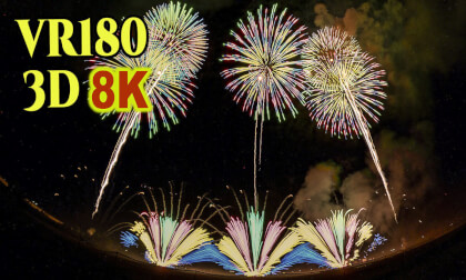 Hyperstereoscopic video of  Fireworks at Nagaoka Fes 02.AUG.2023-No.6 VR Video Hyperstereoscopic video of  Fireworks at Nagaoka Fes 02.AUG.2023-No.6 VR