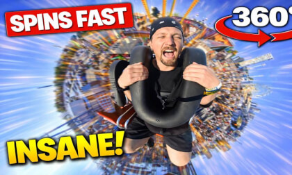 360° VIRTUAL REALITY ORBITER RIDE — This Feels INSANELY REAL (VR)