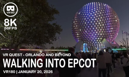 Walking Into EPCOT: Rainbow Connection - VR180