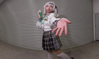 Honkai: Star Rail Firefly cosplay photo slide show