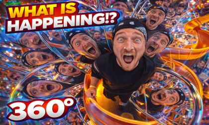 360° FUN HOUSE MIRROR MAZE in VR 😵‍💫 | This Gets WEIRD FAST