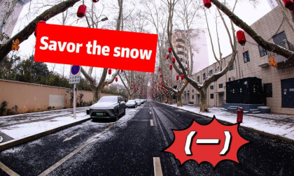 Savor the snow