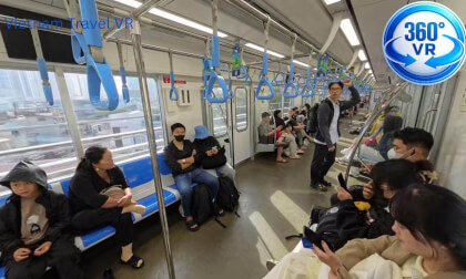 Saigon Metro Experience | Ben Thanh to Tan Cang (Landmark 81) | 360° VR Ride
