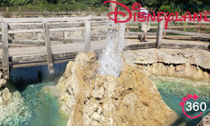 Walking through Grizzly Gulch at Hong Kong Disneyland