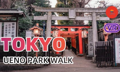 【180° VR】Inside Tokyo’s Culture Hub: Exploring Ueno Park’s Famous Shrines and Ponds