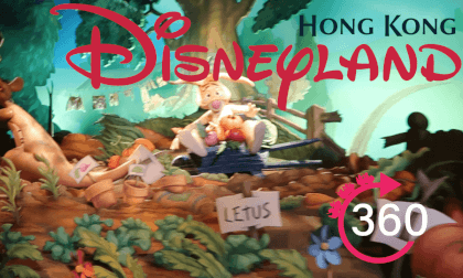Winnie the Pooh ride at Hong Kong Disneyland