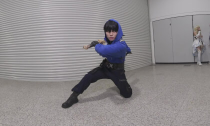 NARAKA: BLADEPOINT cosplay shooting scene