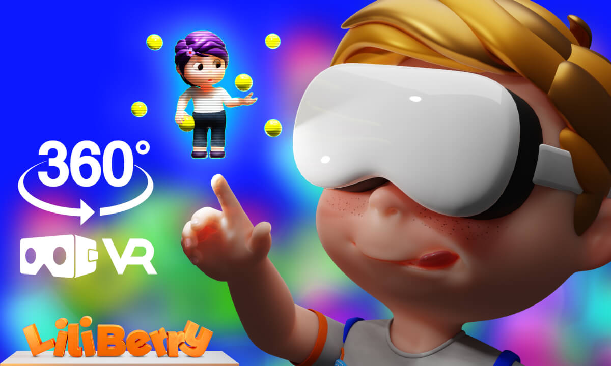 360 VR Video For Kids | Shake Your Body | Clap, Clap, Cha Cha Cha | Liliberry
