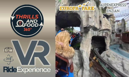 Alpenexpress Enzian – 360° VR Coaster POV | Europa‑Park Roller Coaster Experience