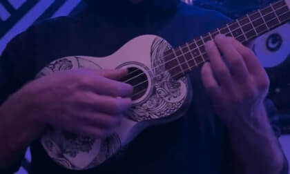 Ukulele Music Pole Dance