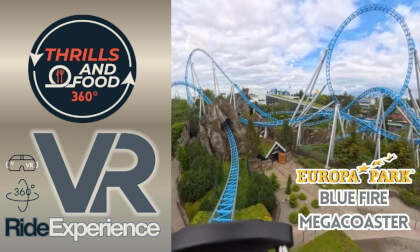Blue Fire Megacoaster – 360° VR Coaster POV | Europa‑Park Launch Coaster Experience
