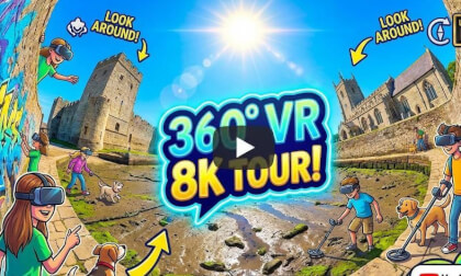 360° VR Tour: Portchester Castle in 8K