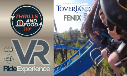 Fēnix Front Row Left Side – 360° VR Coaster POV | Toverland Wing Coaster Experience