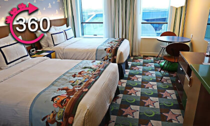 A room at the Toy Story Hotel at Shanghai Disneyland VR Video A room at the Toy Story Hotel at Shanghai Disneyland VR