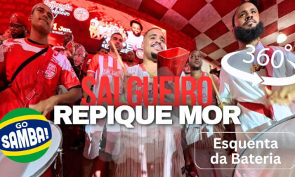 Samba School Bateria show 2026: Inside the Repique de Bossa Section (360° POV)