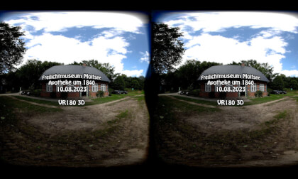 VR-Erlebnis: Apotheke von 1840 - Freilichtmuseum Molfsee (8K VR180 3D) VR Video VR-Erlebnis: Apotheke von 1840 - Freilichtmuseum Molfsee (8K VR180 3D) VR