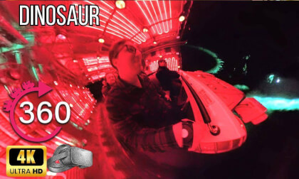 360º ride on Dinosaur at Animal Kingdom