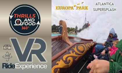 Atlantica SuperSplash – 360° VR Water Coaster POV | Europa‑Park Splashdown Adventure