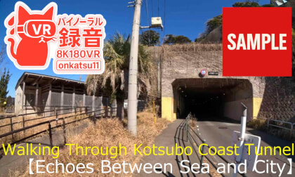 【SAMPLE】🌊 [Walking Through Kotsubo Coast Tunnel — Echoes Between Sea and City (8K VR180 & Binaural Audio)]