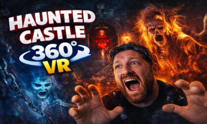ENTER THE HAUNTED CASTLE ~ Terrifying 360° VR Walk-Through (You Are There)