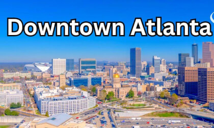 Downtown Atlanta from Above in 360°