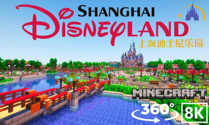 360VR-8K_Minecraft_Disney World