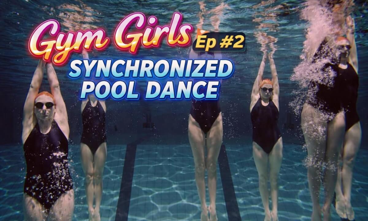 Gym Girls Ep #2: Synchronized Pool Dance 🩱✨ Grace & Strength in Motion 🔥🏊♀️