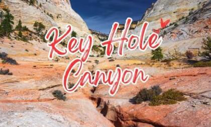 Keyhole Canyon in Zion National Park