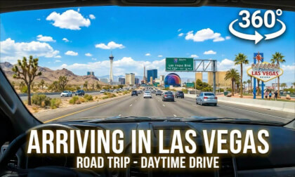 Las Vegas Arrival in VR | 360° Car Ride Experience