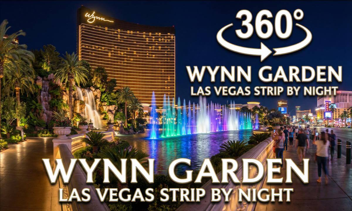 Hidden Green Oasis in Las Vegas | Wynn Garden 360° VR