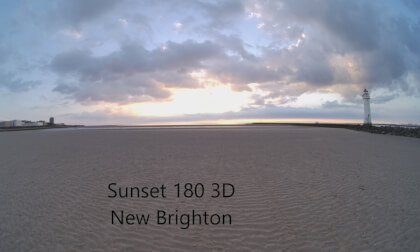 Sunset 180 3D New Brighton Beach VR Video Sunset 180 3D New Brighton Beach VR