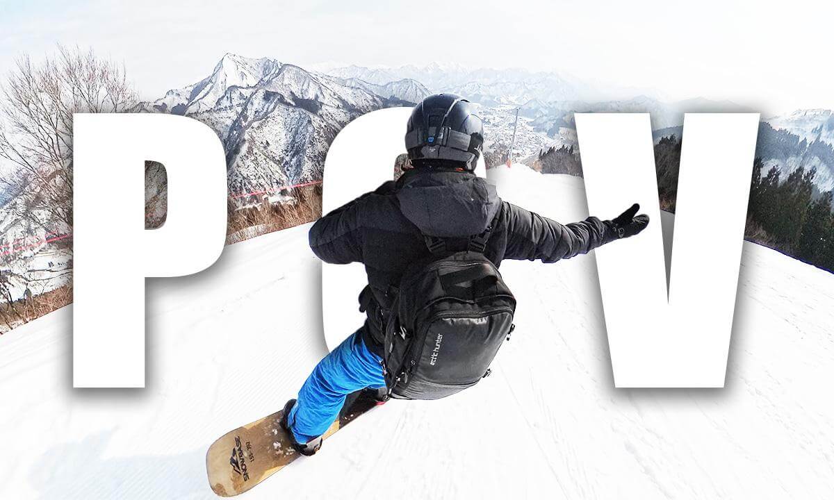 My First POWDER Snowboard Virtual Reality Run in Japan Gala, Yuzawa (8K VR 360 3D)