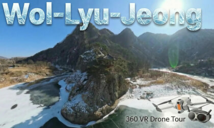360 Drone Tour of Wol-Lyu-Jeong in South Korea
