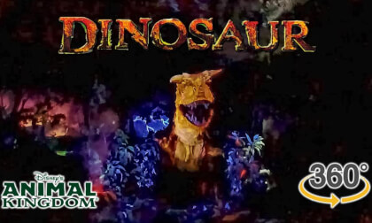 VR 360 Dinosaur On Ride Low Light POV Disney's Animal Kingdom 2025 11 21