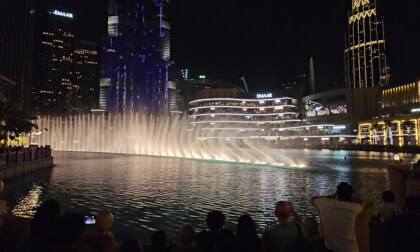 Dubai Fontänen