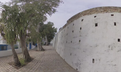 🌊 360° Walk Through Sidi Bou Said | White & Blue Streets by the Mediterranean