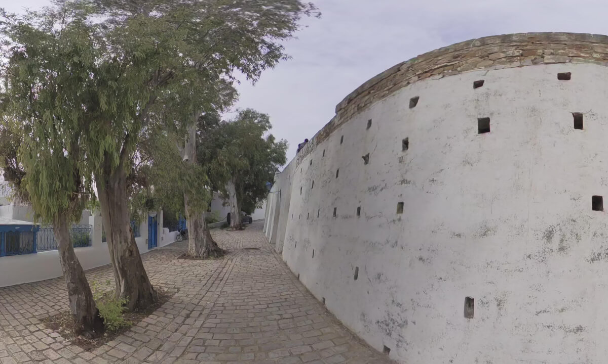 🌊 360° Walk Through Sidi Bou Said | White & Blue Streets by the Mediterranean