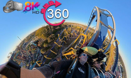 360°MONTU Roller Coaster - 8K VR - Busch Gardens Tampa