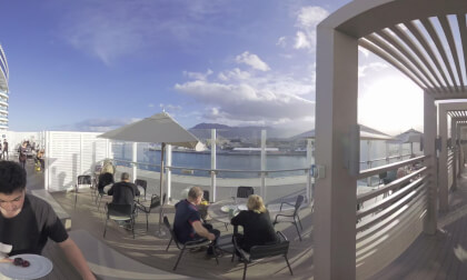 360° Deck Walk Costa Smeralda – Full Circle Cruise Views