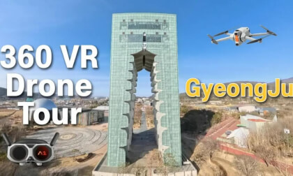 360 Drone Tour of GyeongJu BoMun area 경주 보문단지 360 드론 투어