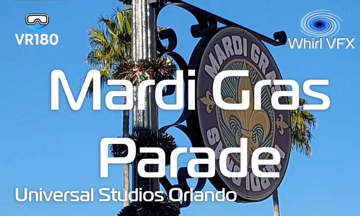PURE FUN! Mardi Gras Parade Universal Studios | The End | 3D VR180 8K