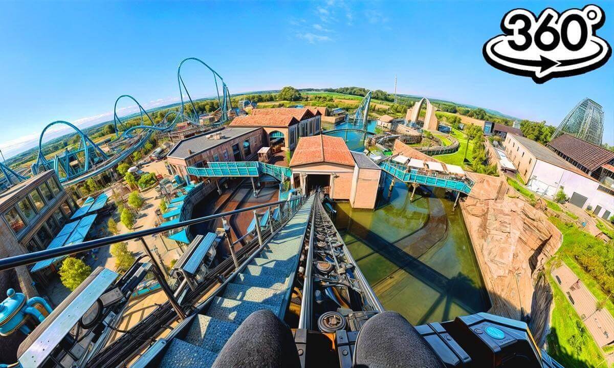 Ekipa Light Explorers - Energylandia 2024 (Epic Ride) (360°) (POV) (Zator, Poland) Insta360 X4