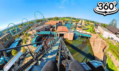 Ekipa Light Explorers - Energylandia 2024 (Epic Ride) (360°) (POV) (Zator, Poland) Insta360 X4