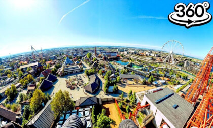 Tsunami Drop - Energylandia 2024 (Epic Ride) (360°) (POV) (Zator, Poland) Insta360 X4