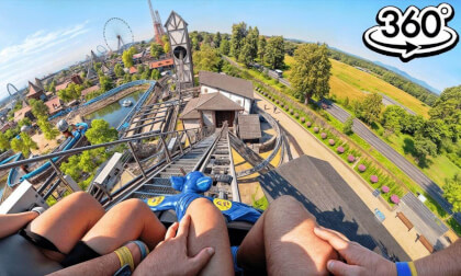 Boomerang - Energylandia 2024 (Epic Ride) (360°) (POV) (Zator, Poland) Insta360 X4