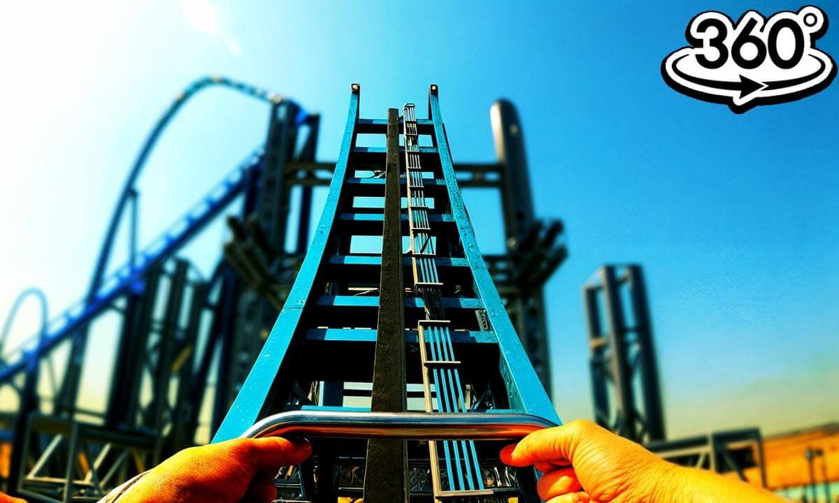 Tidal Wave Twister - Energylandia 2024 (Epic Ride) (360°) (POV) (Zator, Poland) Insta360 X4