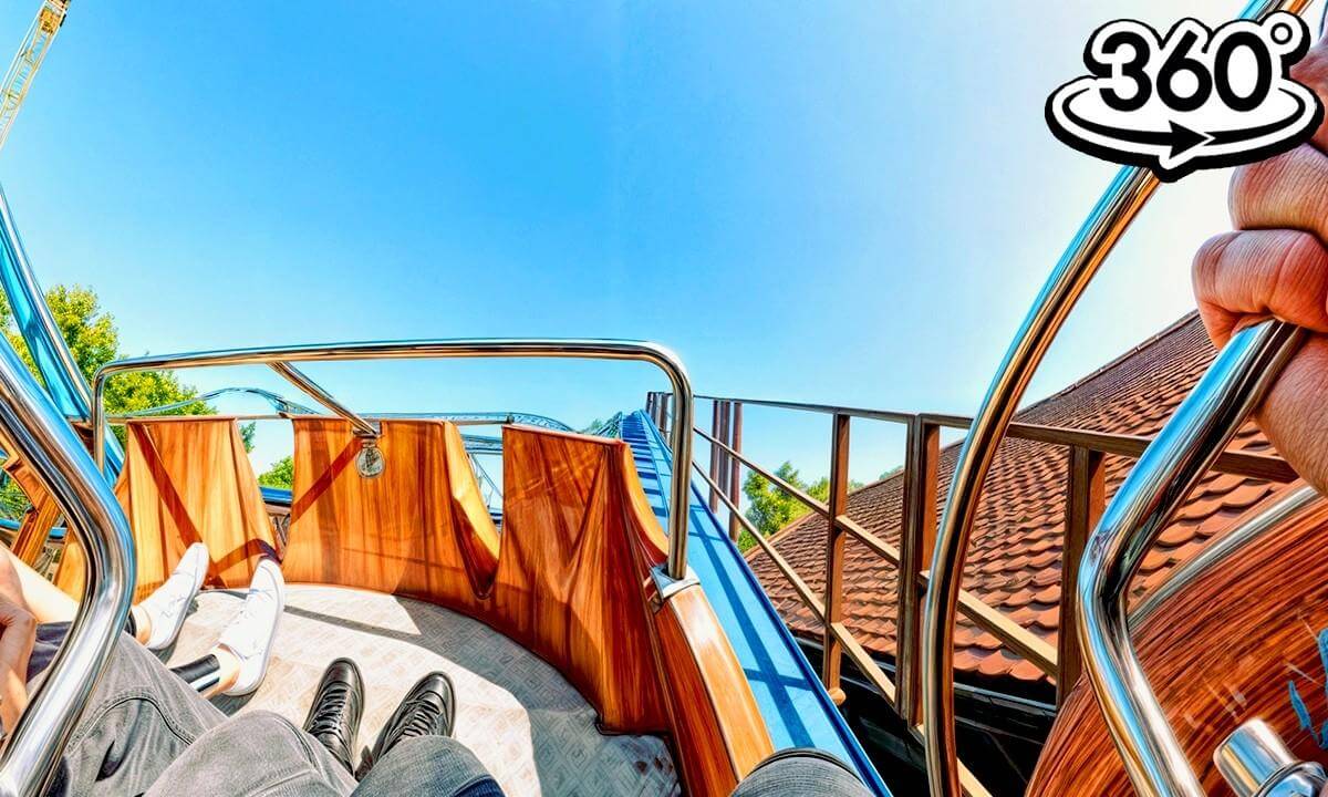 Viking - Energylandia 2024 (Epicki Przejazd) (360°) (POV) (Zator, Polska) Insta360 X4