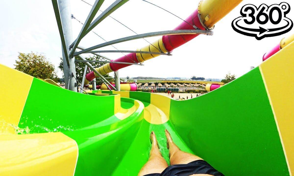 Ruba (Right) (Bamboo Bay) - Energylandia 2024 (360°) (POV) (Zator, Poland) Insta360 X4